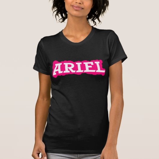 Ariel -ピンクの雲 tシャツ (正面)