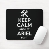 Ariel Fix Quote Funny Birthday Personalized Name G マウスパッド (マウス)