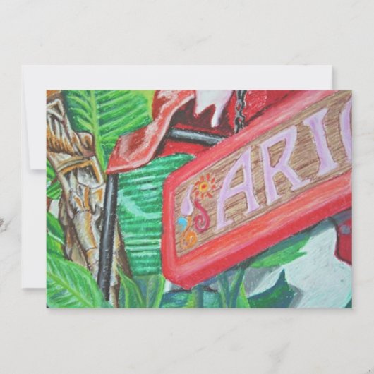 Ariel Greeting Card サンキューカード (正面)