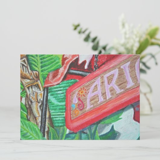 Ariel Greeting Card サンキューカード (スタンド正面)