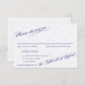 Arielle by Forever結婚の・ RSVP (正面/裏面)