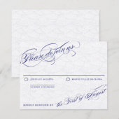 Arielle by Forever結婚の・ RSVP (正面/裏面)