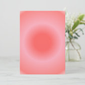 Ariesオーラグラデーション〔占星術の〕十二宮図、赤ピンクグラデーション シーズンカード (スタンド正面)