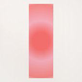 Ariesオーラグラデーション〔占星術の〕十二宮図、赤ピンクグラデーション ヨガマット (裏面)