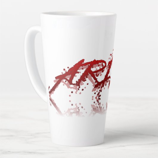 Aries反射 カフェラテマグ (左アングル)