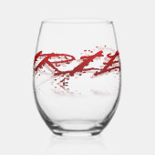 Aries反射 ステムなしワイングラス (左)