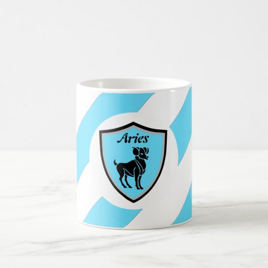 Aries記号 コーヒーマグカップ (中央)
