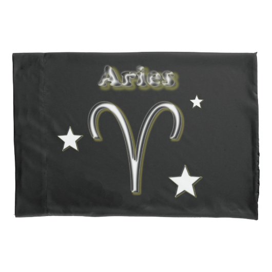 Aries記号 枕カバー (正面)