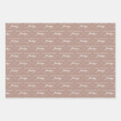 Aries誕生日ラッピング紙シート ラッピングペーパーシート (正面3)