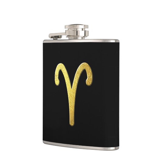 Aries金ゴールド フラスク (左)