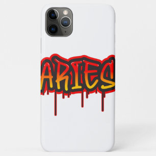 ARIES ふんしゃ文字アート スプレーペイント iPhone 11 PRO MAXケース