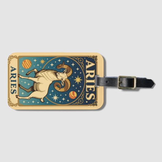Aries ラゲッジタグ (正面横)