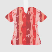 Aries〔占星術の〕十二宮図ストライプ オーナメント (裏面)