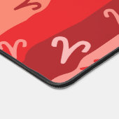 Aries〔占星術の〕十二宮図ストライプ デスクマット (コーナー)