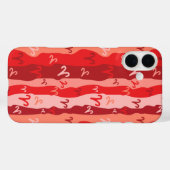 Aries〔占星術の〕十二宮図ストライプ Case-Mate iPhoneケース (裏面 (横))