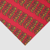 ARIES〔占星術の〕十二宮図ファイアサインレッドドリップアートパーティー 薄葉紙 (詳細)