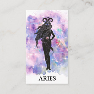 *~* ARIES〔占星術の〕十二宮図占星術の読み取り 名刺