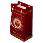 Aries〔占星術の〕十二宮図記号小抱き枕 スモールペーパーバッグ (裏面アングル)