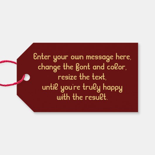 Aries〔占星術の〕十二宮図記号 ギフトタグ (裏面横)