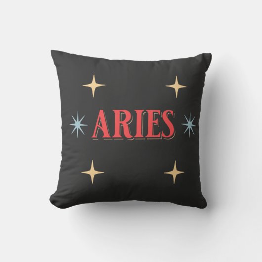 Aries Astrological Sign クッション (正面)