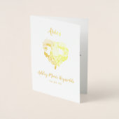 Aries Astrology | オリジナル12星座グッズ 箔カード (正面)