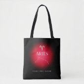 Aries aura dark version トートバッグ (正面)