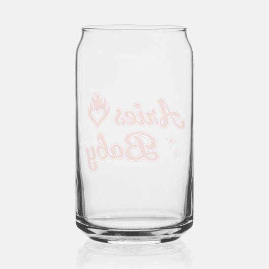Aries baby glass ガラス缶 (裏面)