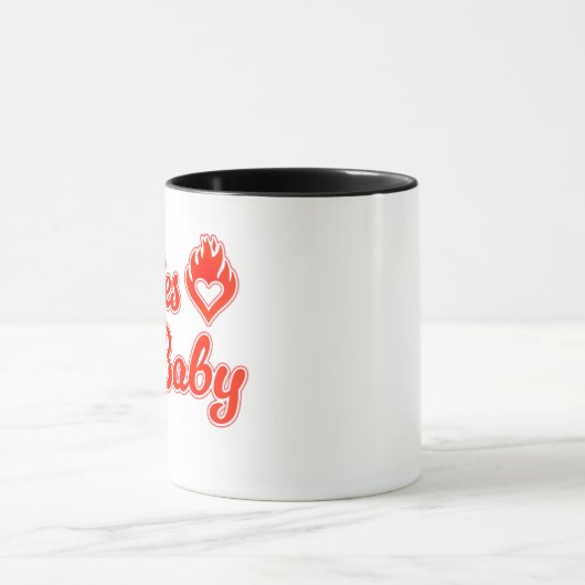 Aries baby mug マグカップ (中央)