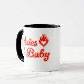 Aries baby mug マグカップ (正面左)