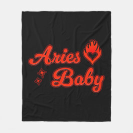 Aries baby polar blanket フリースブランケット