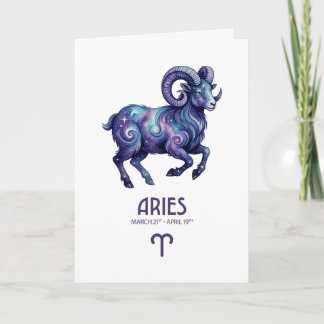 Aries Birthday Card シーズンカード
