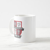 Aries Birthday Crest™ for April 1-19 Mug コーヒーマグカップ (正面左)