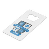 Aries Birthday Crest™ for March 21-31 Jewelry クレジットカード栓抜き (正面アングル)