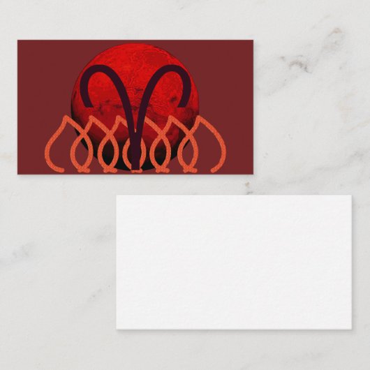 Aries Business Card 名刺 (正面/裏面)