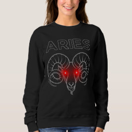 Aries Dark Astrology | 極小主義オカルト占星術 スウェットシャツ