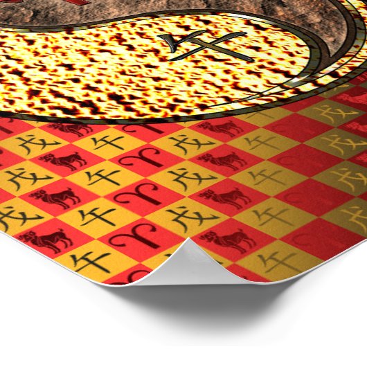 Aries & Earth Horse ポスター (角)