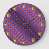 Aries & Earth Ox ラージ壁時計 (正面)