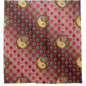 Aries & Earth Rabbit シャワーカーテン (正面)