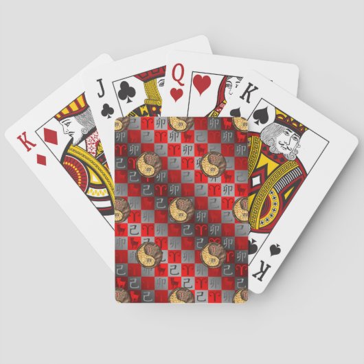 Aries & Earth Rabbit トランプ (裏面)