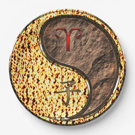 Aries & Earth Rat ペーパープレート (正面)