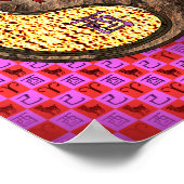 Aries & Earth Rooster ポスター (角)