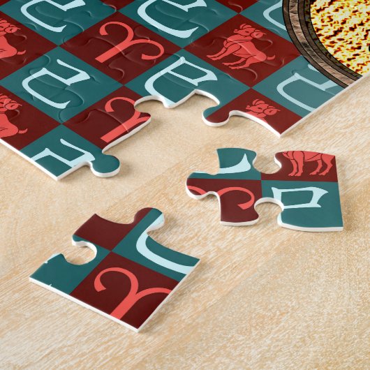 Aries & Earth Snake ジグソーパズル (側面)