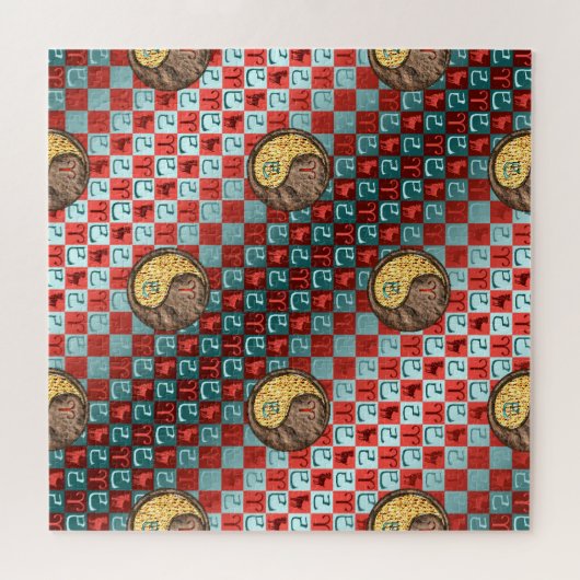 Aries & Earth Snake ジグソーパズル (横)