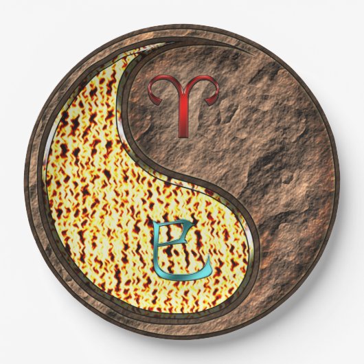 Aries & Earth Snake ペーパープレート (正面)