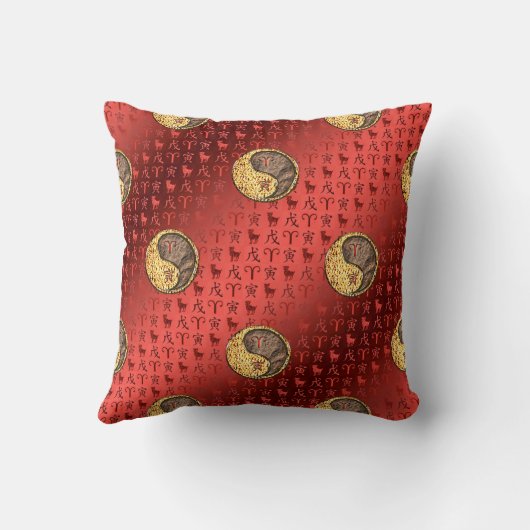 Aries & Earth Tiger クッション (裏面)