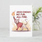 Aries Energy Sphynx Cat No Fur All Fire Art シーズンカード (スタンド正面)