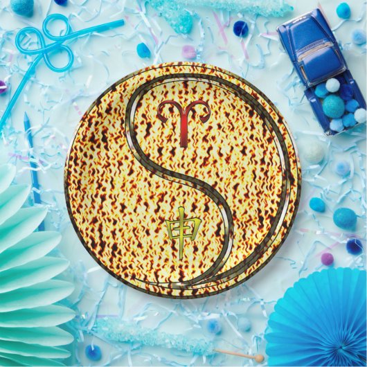 Aries & Fire Monkey ペーパープレート (パーティー)