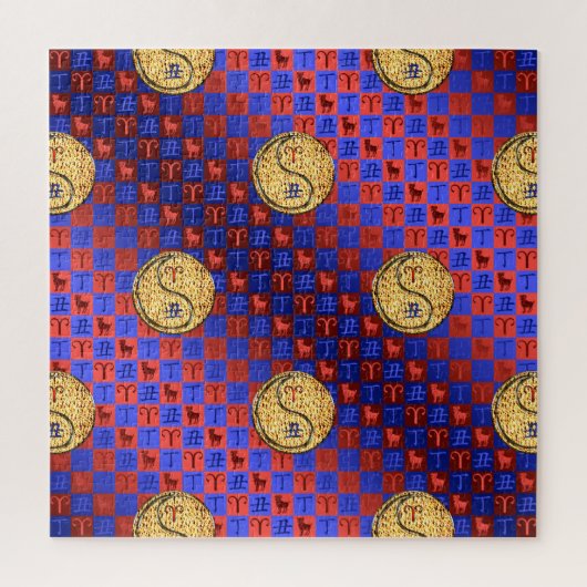 Aries & Fire Ox ジグソーパズル (縦)