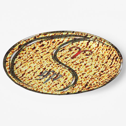 Aries & Fire Rabbit ペーパープレート (アングル)