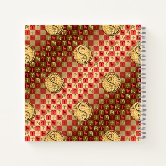 Aries & Fire Rat ノートブック (裏面)